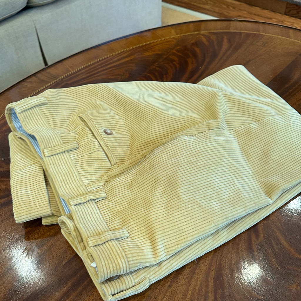 Hartwood Yellow Corduroy Pants